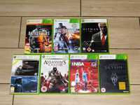 Gry na XBox 360 NBA 2k13, Skyrim, Hitman, Assassin's Creed i inne