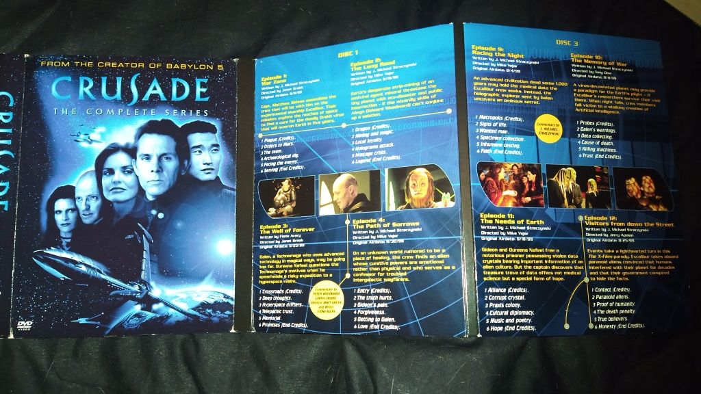 Crusade DVD Krucjata spinoff Babylon 5 science fiction cały sezon