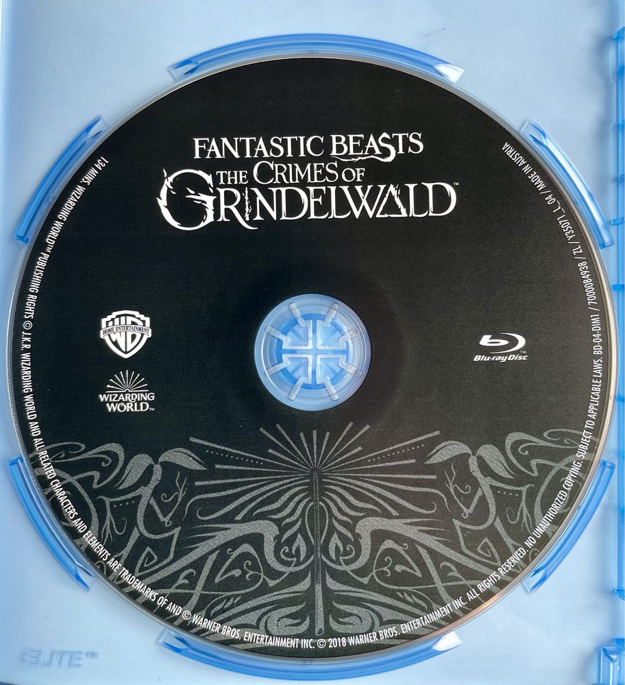 Fantastyczne Zwierzęta Zbrodnie Grindelwalda Blu-Ray