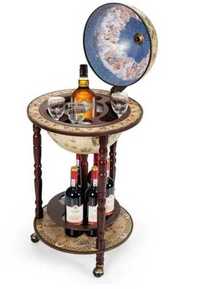 Barek globus na alkohol w stylu vintage