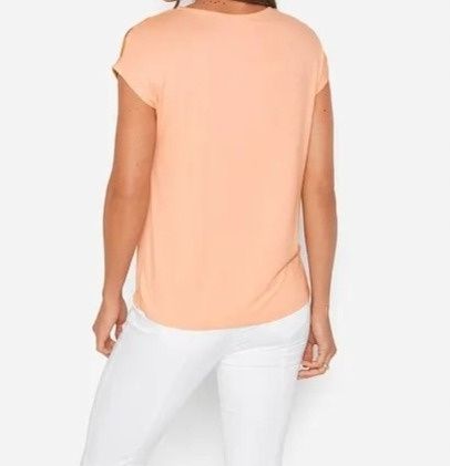 B.P.C bluzka brzoskwiniowa z nadrukiem 40/42.