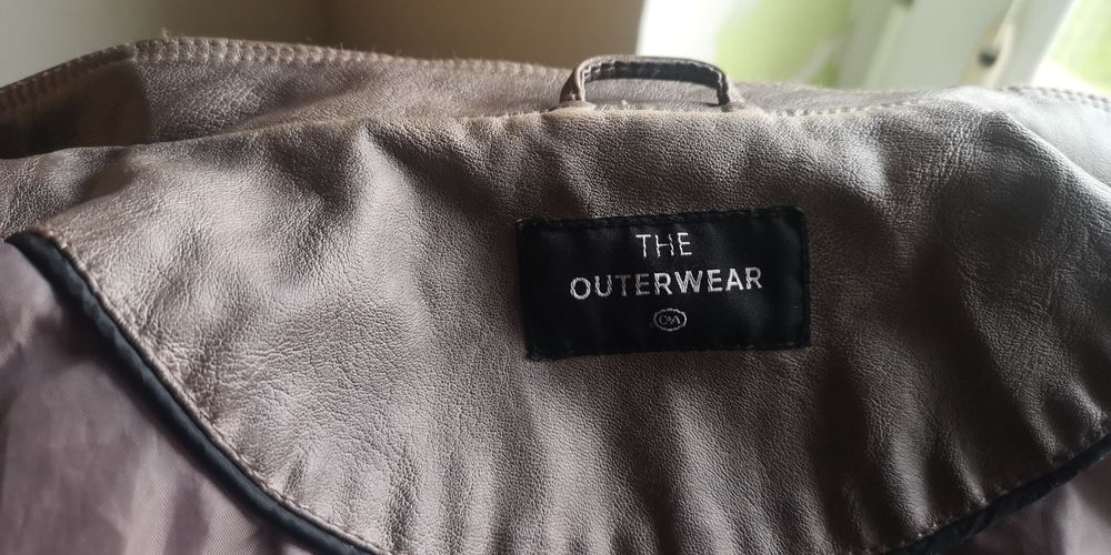 Kurtka damska the outerwear c&a skóra beżowa rozm. 50/2XL