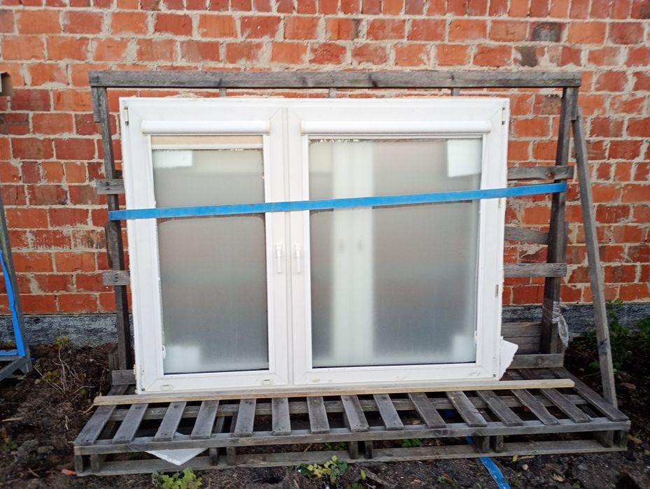 Okno pcv. Białe  153×195