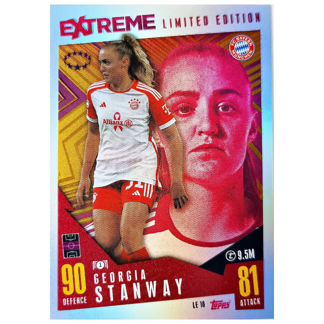 Karta Topps Match Attax Extra 2023-24 Georgia Stanway Le18 Limited Ed.