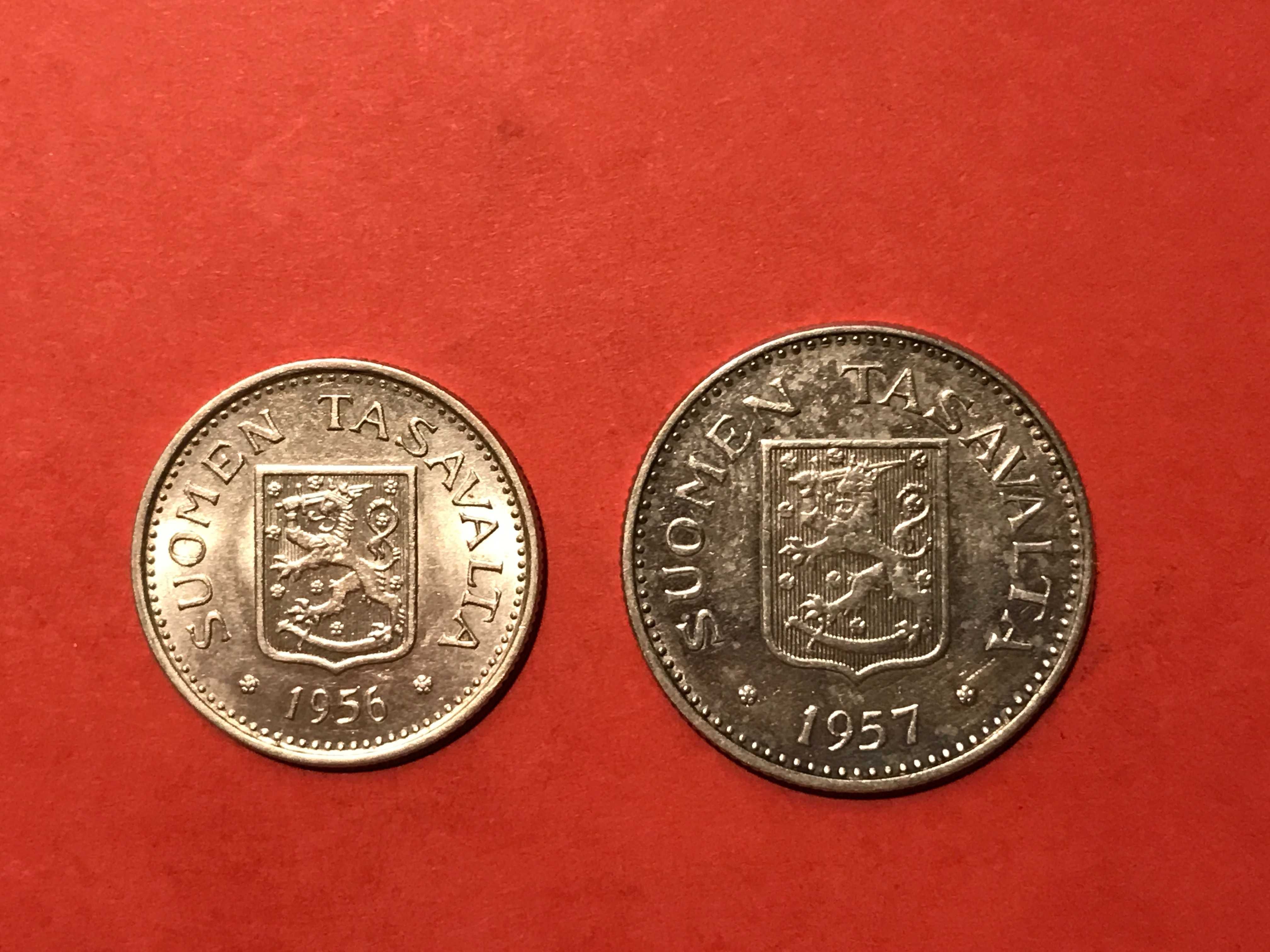 Серебряные монеты Финляндии (цена за 2 монеты, можно поштучно)