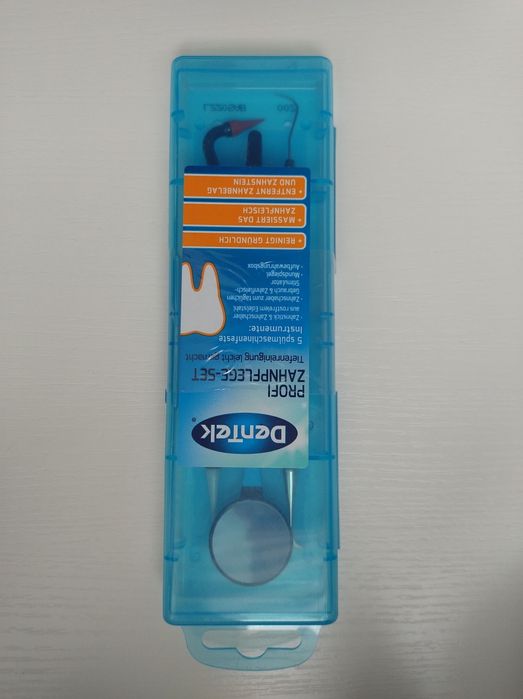 DenTek Oral Care Kit zestaw do higieny jamy ustnej skaler z lusterkiem