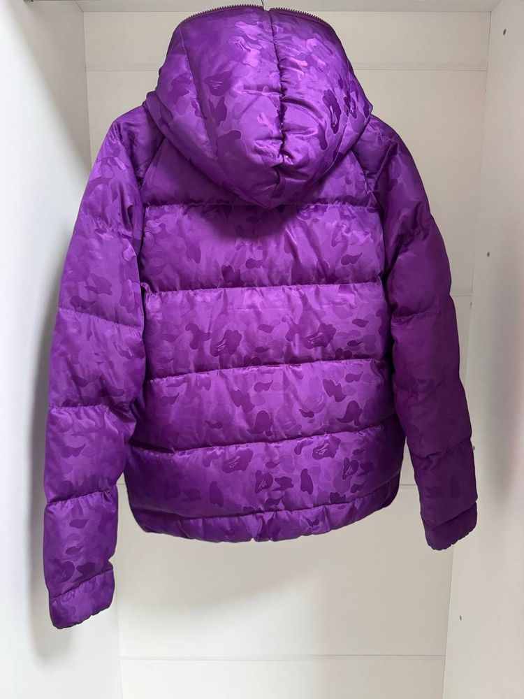 Оригинал Bape  Solid Camo  Full Zip Puffer Down Jacket  Размер: XL