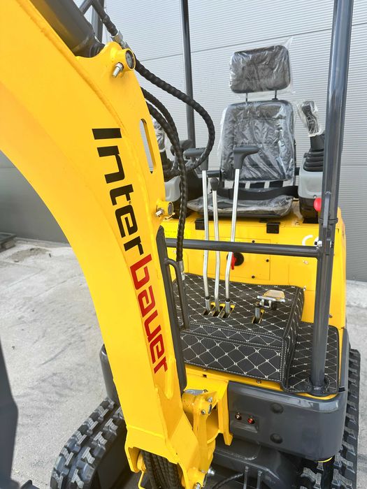 NOWA minikoparka Interbauer IB10JU 1100kg RAMIĘ SKRĘTNE JOYSTICKi