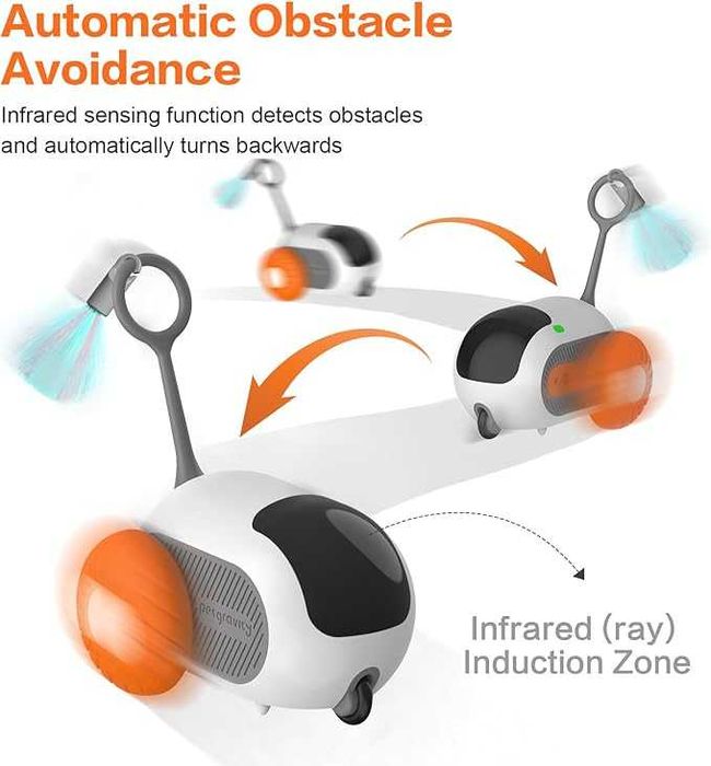 Petgravity Elektryczna zabawka dla kotów, interaktywna