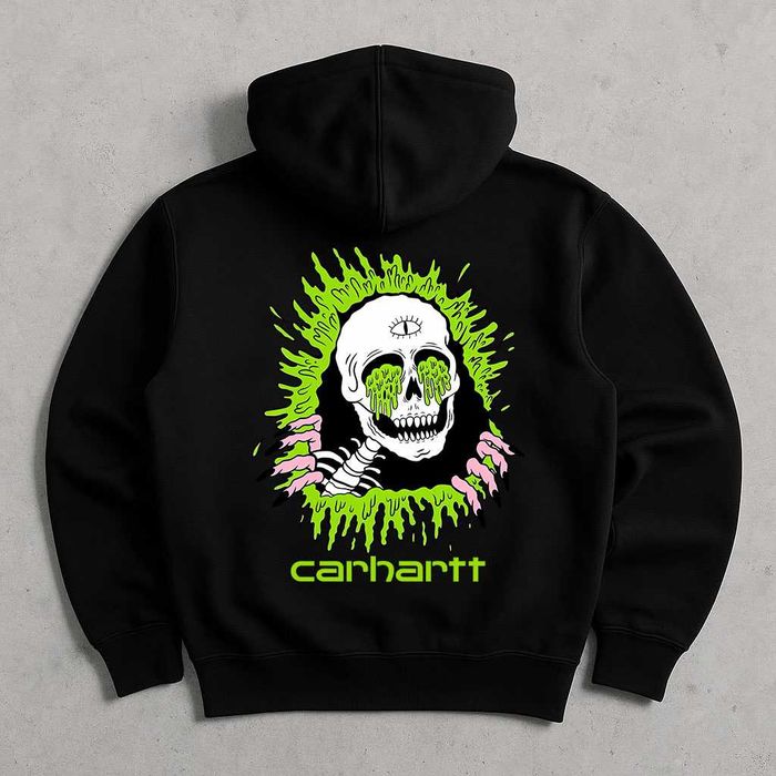 Худи CARHARTT Skull ‣ Худі Кархарт • Зип кофта • XS S M L XL