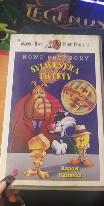 Sylwester i tweety Kaseta VHS
