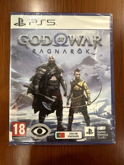 Jogo "God of War Ragnarök" (PS5) - Novo e Selado