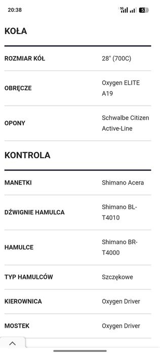 Rower miejski trekkingowy Stevens Galant lite, Alivio 3x9, r. M - 48cm