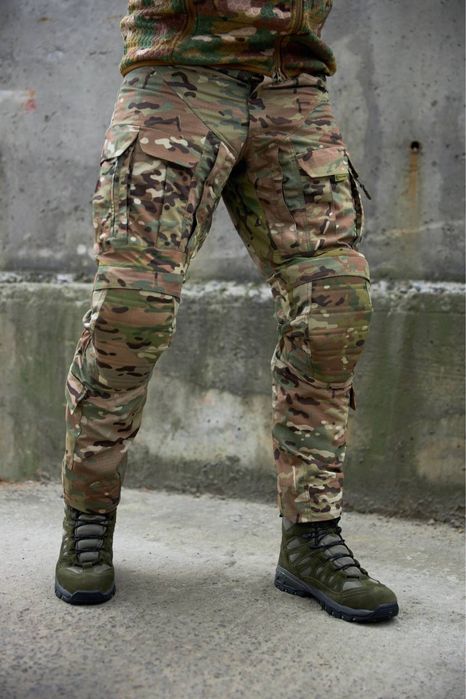 Тактично-штурмові штани KS pro gen 2 мульткам з флісовою підкладкою