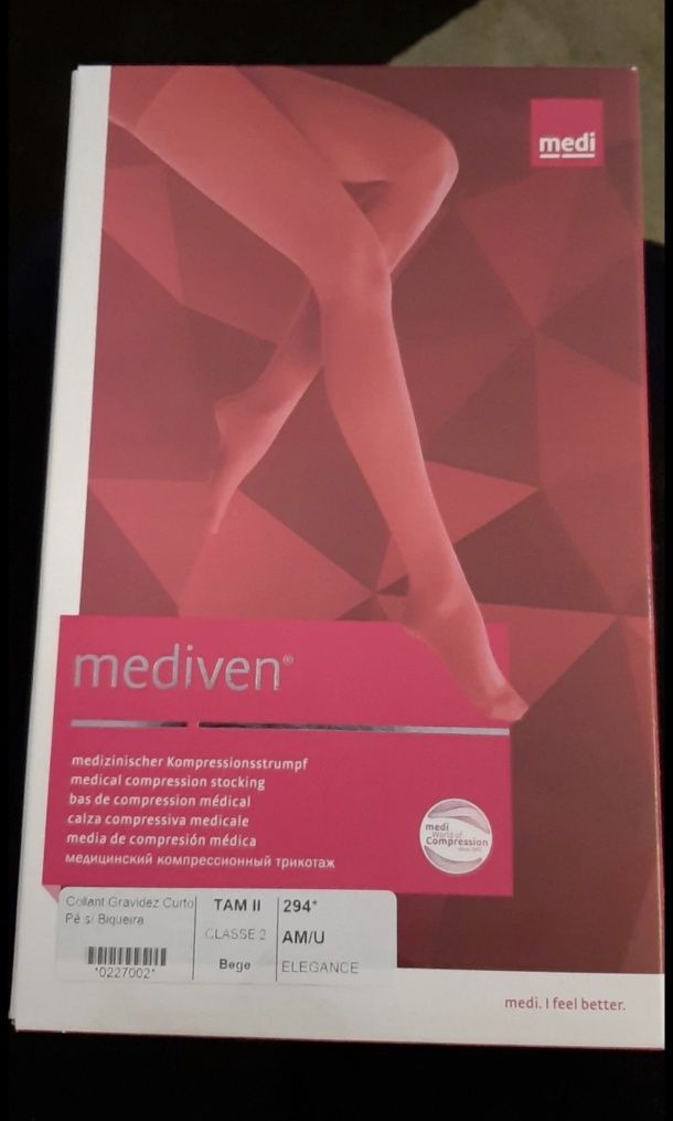 Meias compressão grávida Mediven