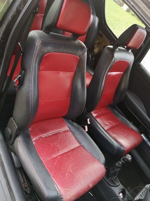 Seicento Abarth ZAGŁÓWKI Sporting fotele el. szyby c.zamek licznik alu