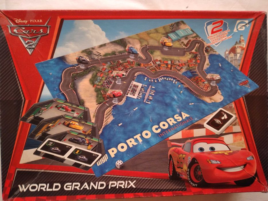Настільна гра Тачкі "Disney Cars World Grand Prix"