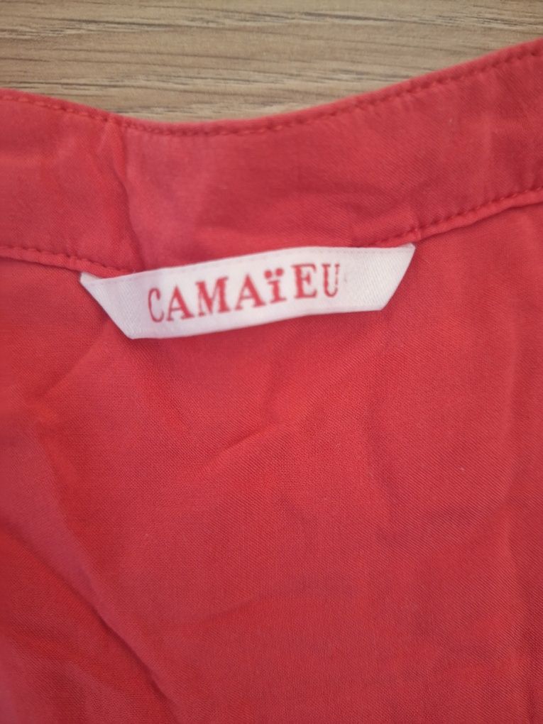 Malinowa koszula Camaieu
