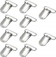 Leeqbcr 10 szt. klipsów do łańcuszków smoczków Klipsy