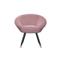 Fotel z aksamitu Lavard French Pink 79x76x69cm