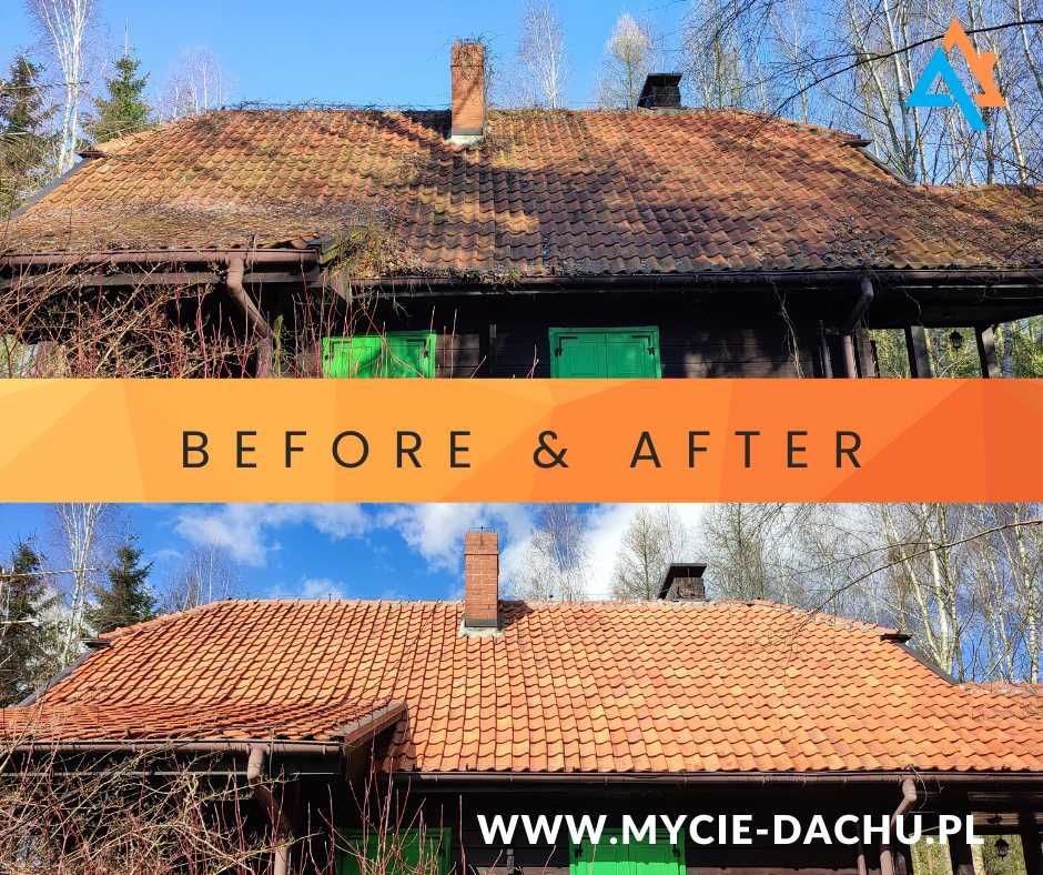 Mycie dachu, kostki brukowej, elewacji, paneli fotowoltaicznych. Dzwoń