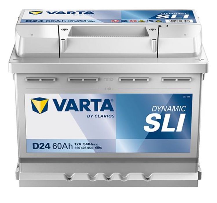 Nowy akumulator Varta SLI Dynamic D24 12V 60ah 540A FV/GWAR