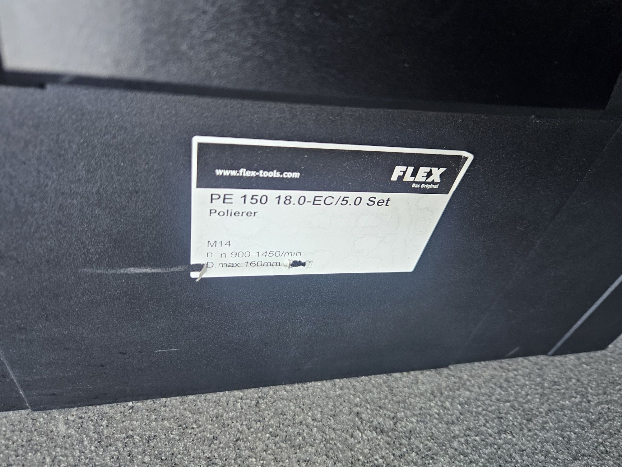 Polerka akumulatorowa rotacyjna flex pe 150