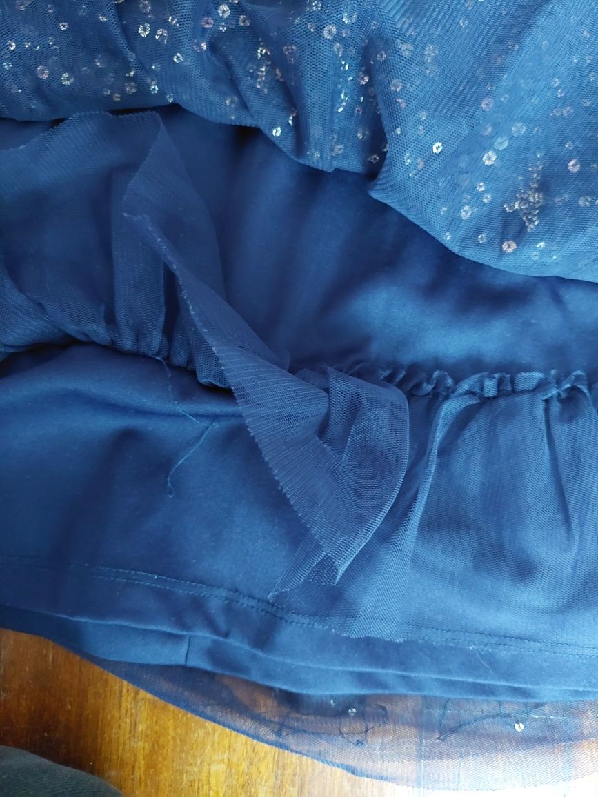 Vestido azul 6/7 anos