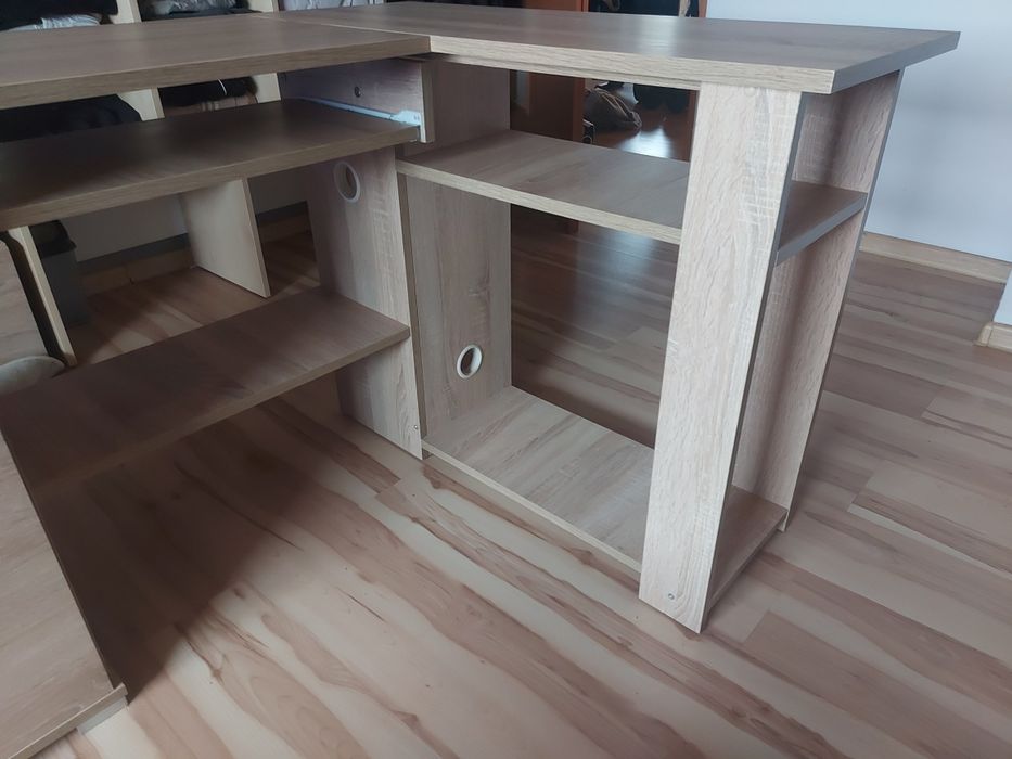 Biurko narozne jasne