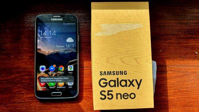 Samsung Galaxy S5 Neo z zapasową baterią