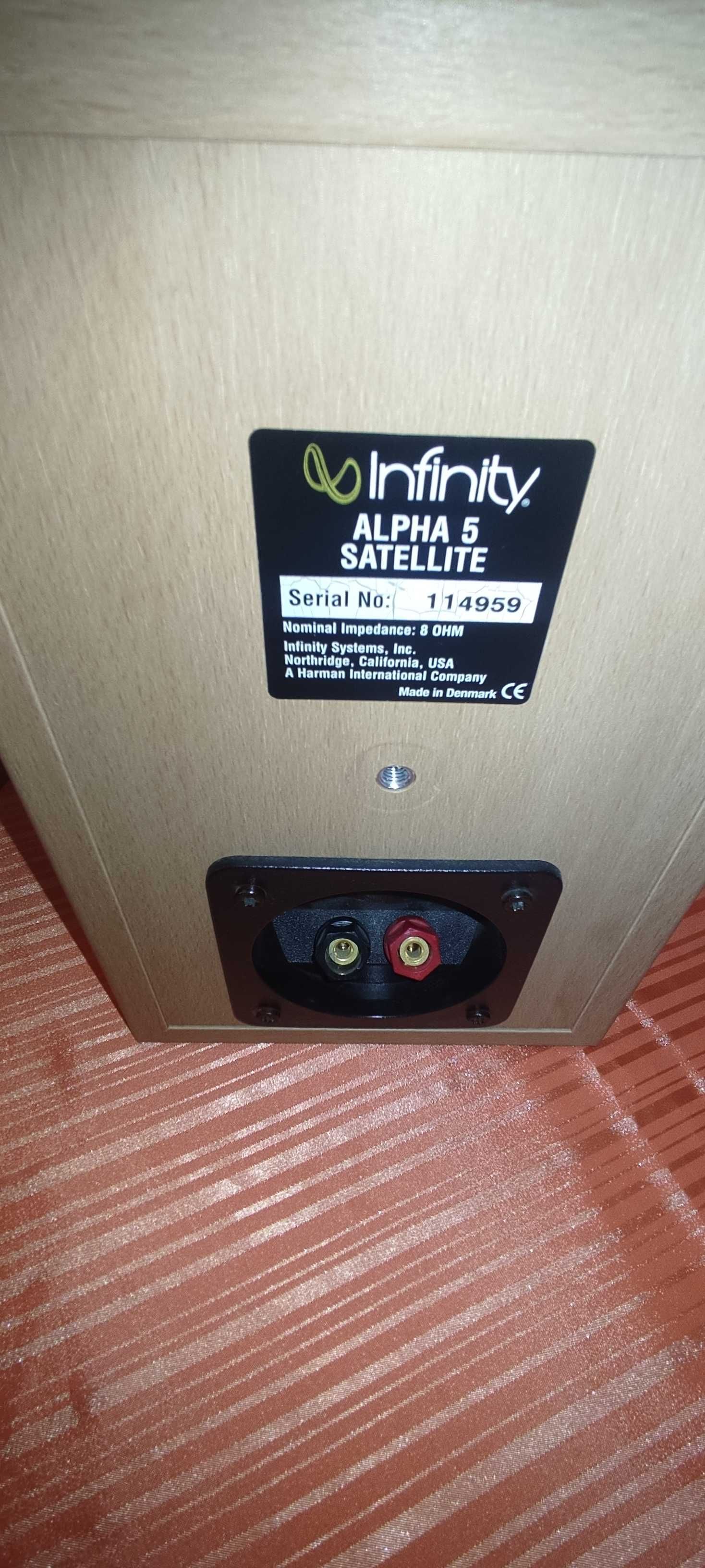 zestaw głośników Infinity Beta Hcs, alpha 5, 5.1, Subwoofer