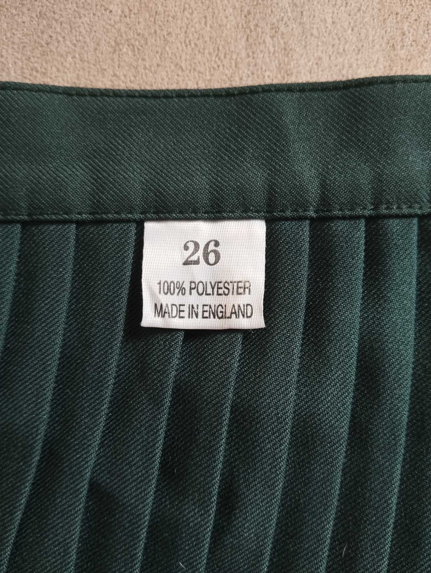 Тёмно-зеленая/ изумрудная юбка