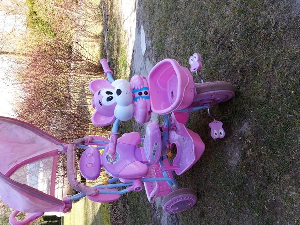 Rowerek różowy  dla dziewczynki