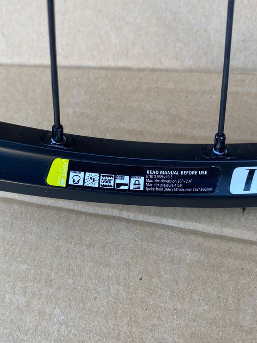 Koło przednie DT SWISS M1800, TUBELESS, 26'' [559x19.5]FV,nowe/013-030