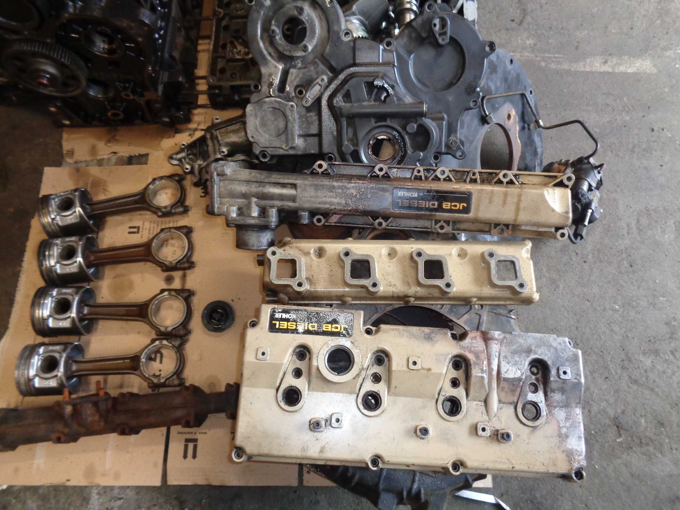 Głowica silnik JCB KOHLER KDI 2504TCR silnik Kohler części
