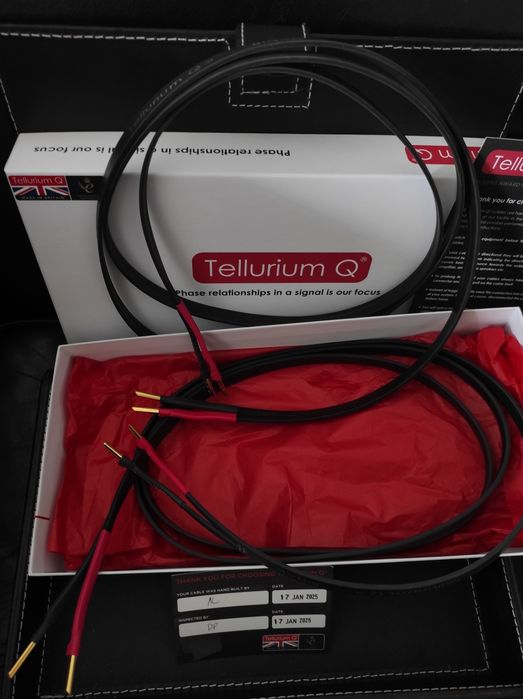 * Tellurium Black II 2 kable głośnikowe przewody 2x3,5m