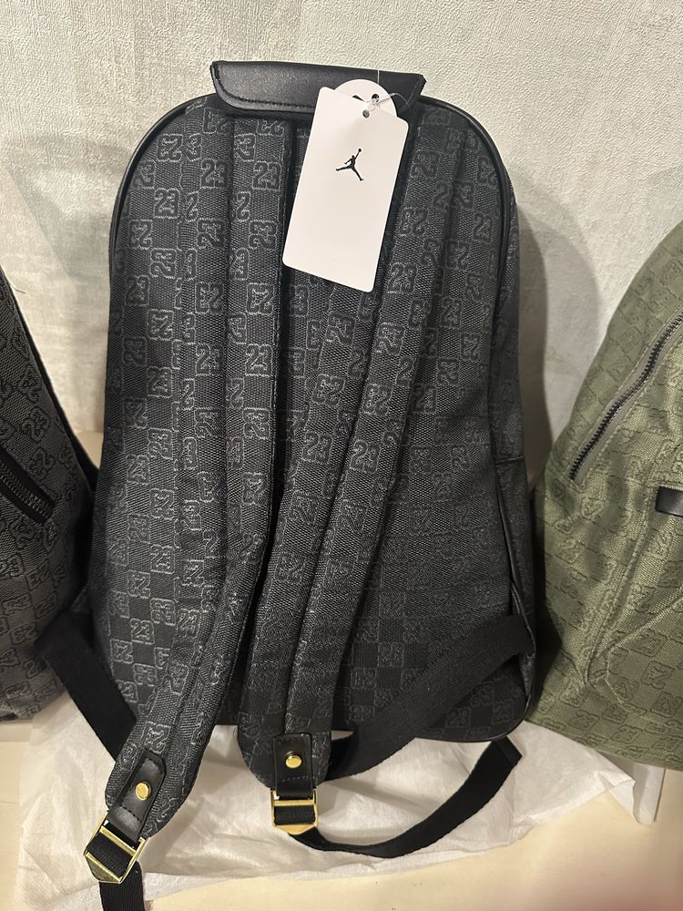 Рюкзак Jordan джордан Monogram Black Gray