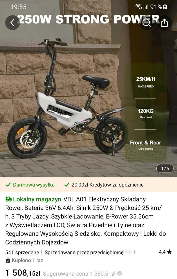 Rower elektryczny