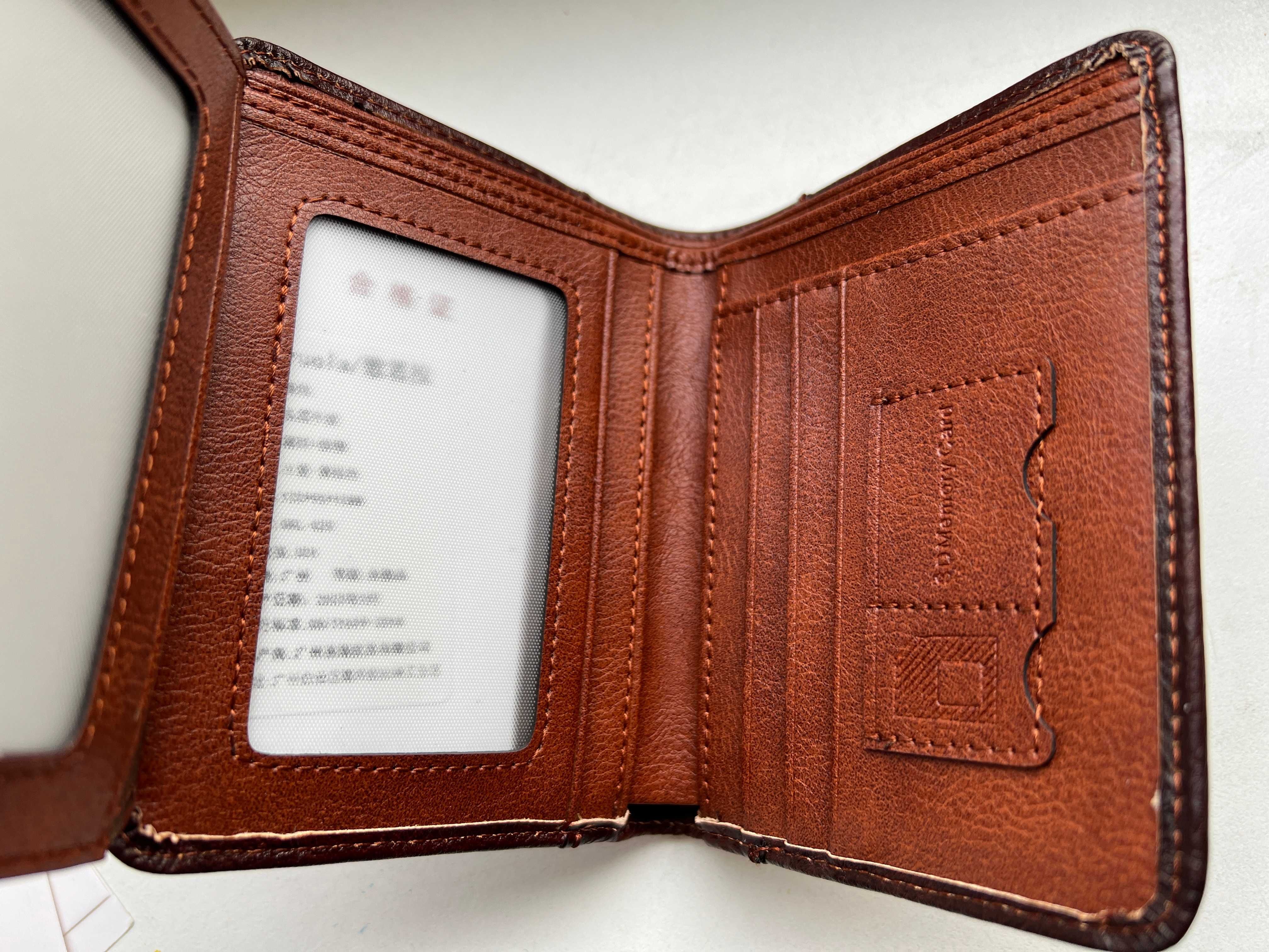 Новий шкіряний гаманець портмоне
