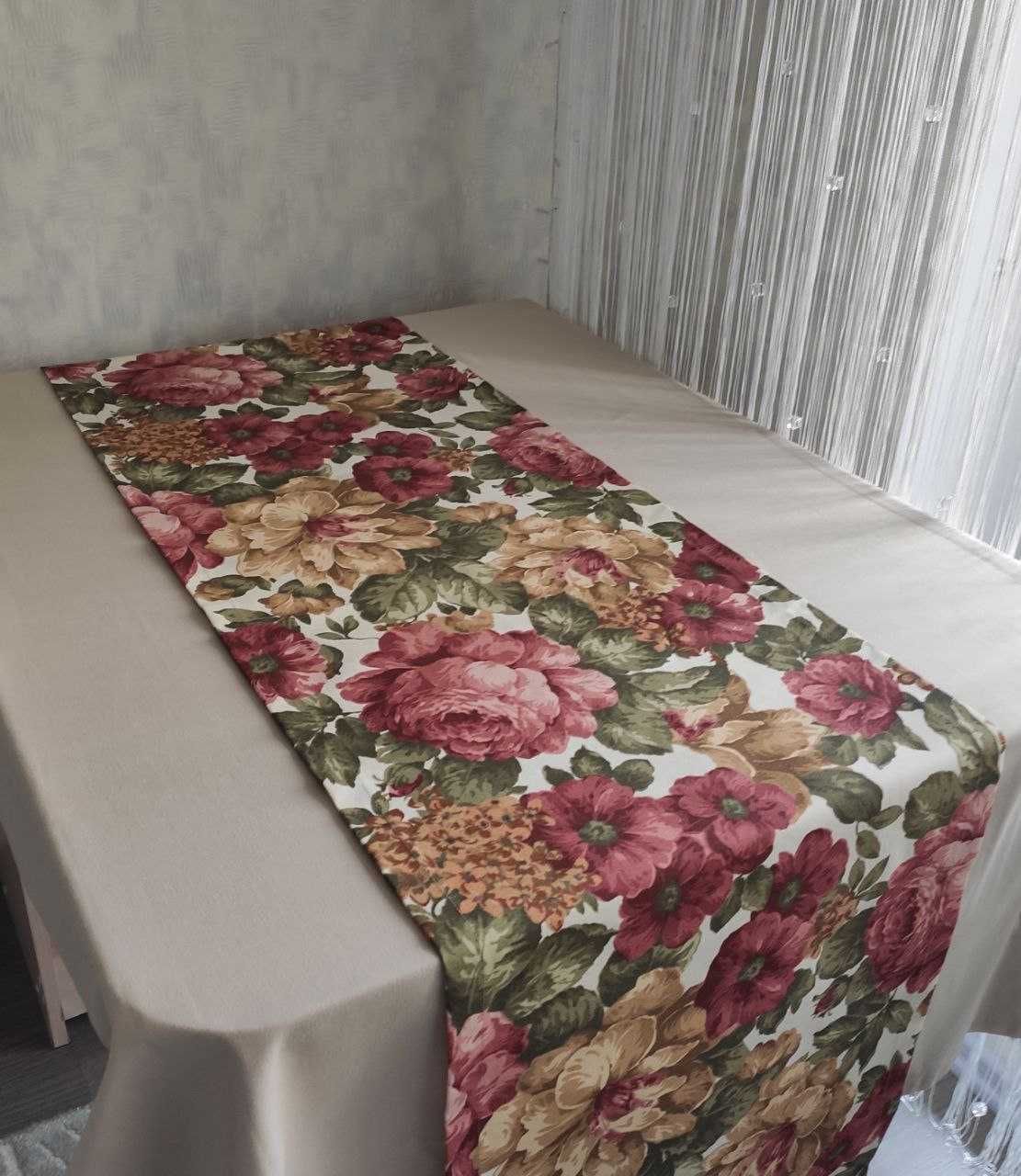 Beżnik na stół 49*150 cm Materiał plamoodporny Duck, obrus.