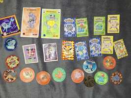 Karty naklejki tazos Pokemon