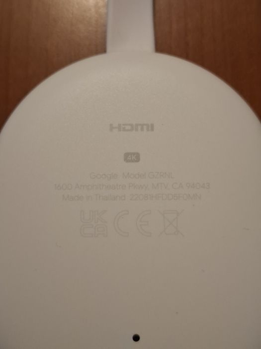 Google Chromecast 4k como novo