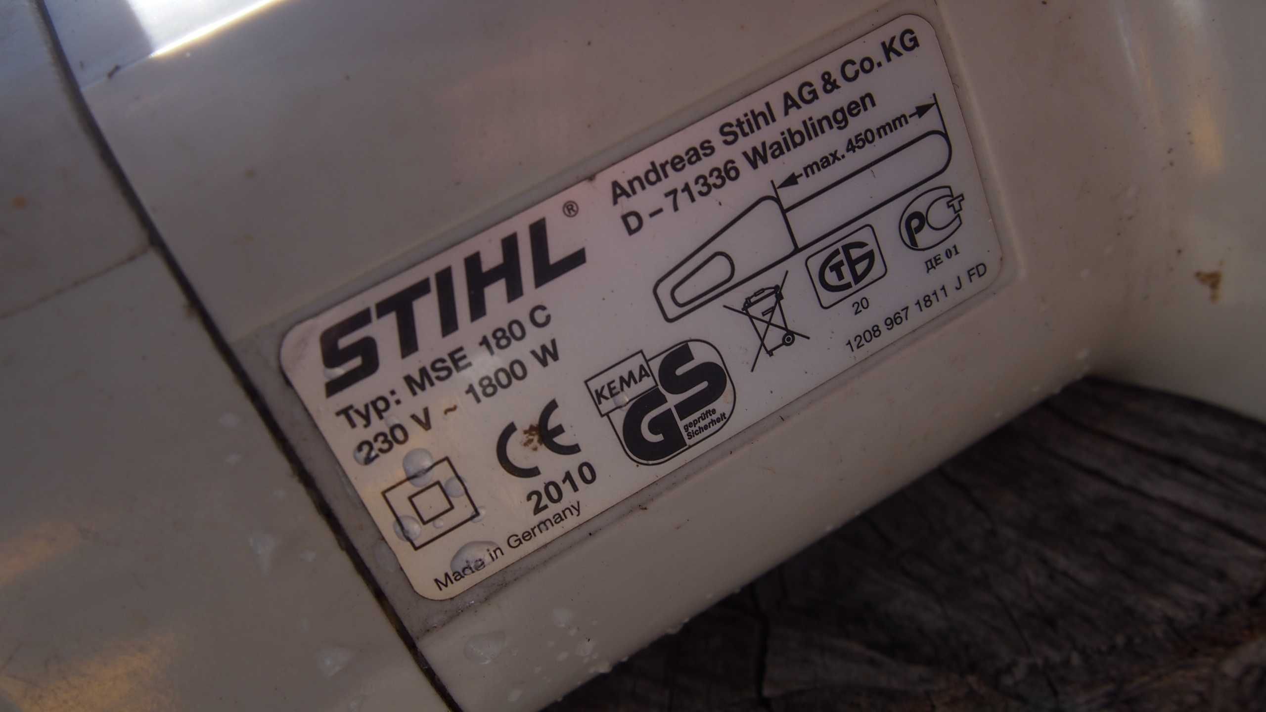 Stihl MSE 180 C mse180c Pilarka Elektryczna pila