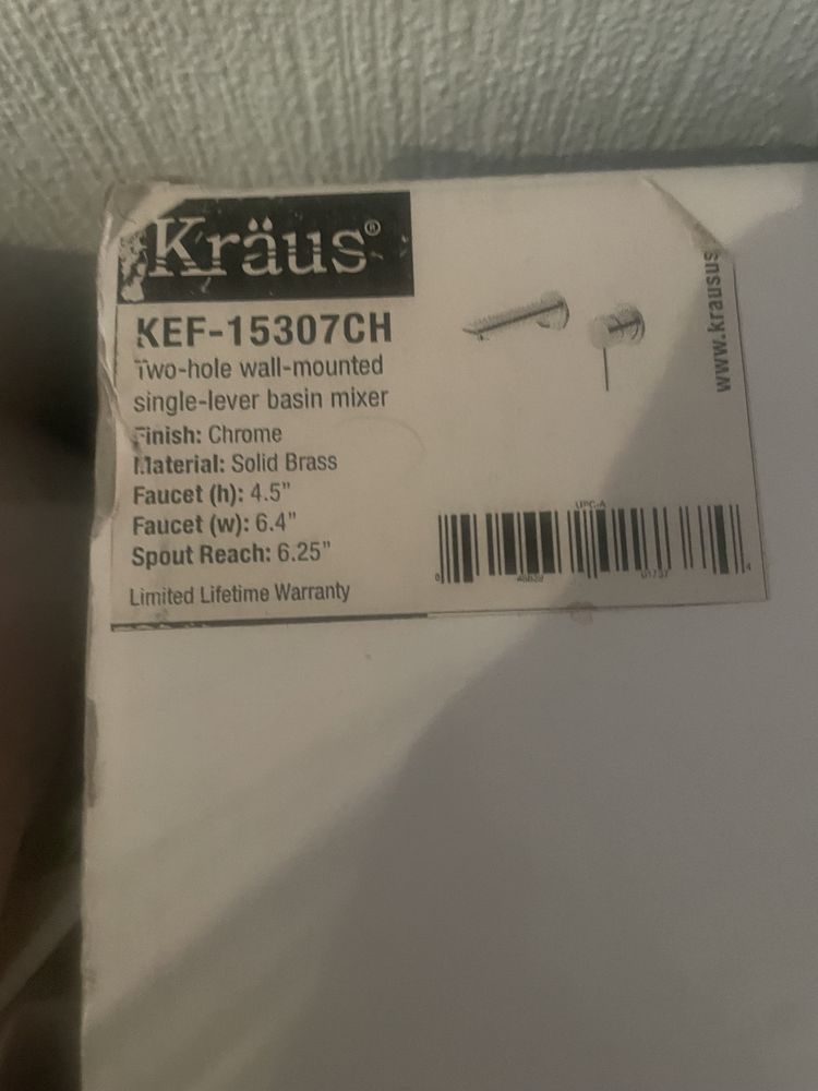 Кран kraus KEF 15307CH