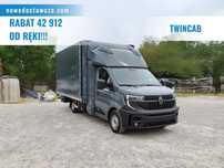Renault Master TwinCab Burtofirana 8EP  Od ręki, Full led, Zabudowa międzynarodowa, TwinCap, Burtofirana