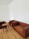 conjunto exterior artesanal  - Sofa, cadeirão, cadeirão e mesa