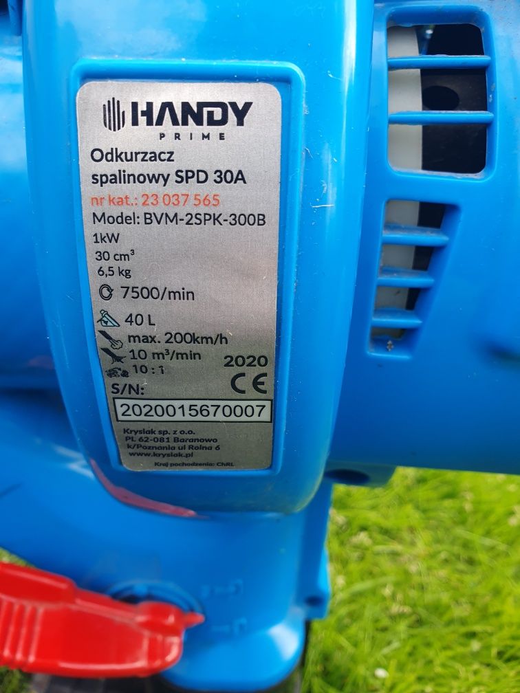 Odkurzacz spalinowy HANDY SPD 30A ,dmuchawa do liści- Okazja!!!