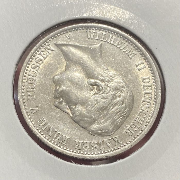 2 марки 1907 года. Вильгельм II Пруссия