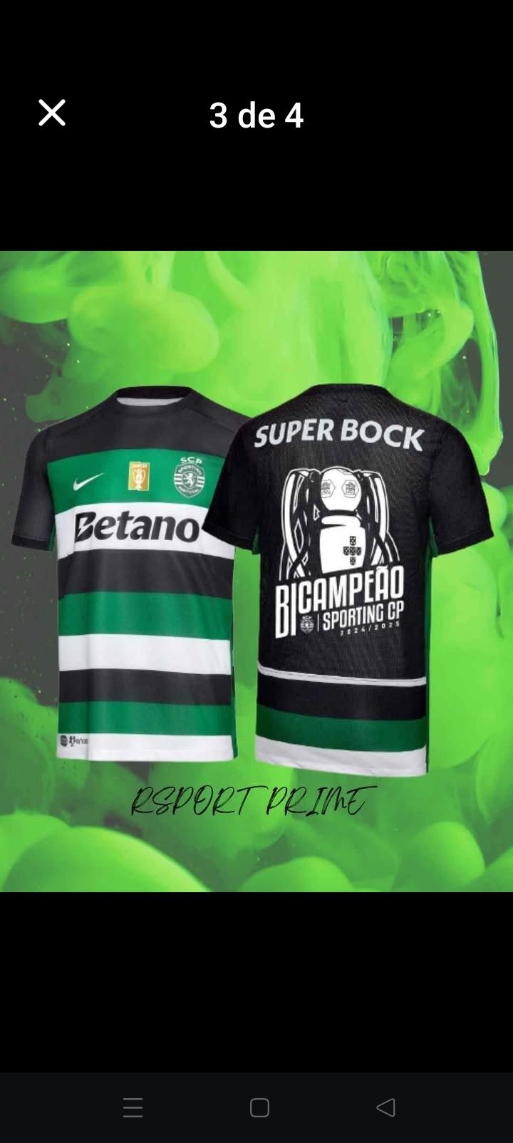 Camisola Sporting clube Portugal 25/26