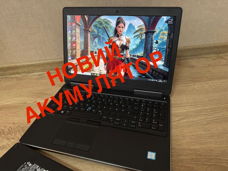 Dell Precision 7520 | Intel i7 | 16ГБ | 4K дисплей | нова батарея